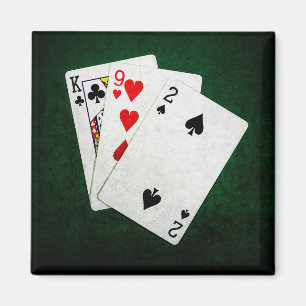 Íman Blackjack 21 ponto - King, Nove, Dois