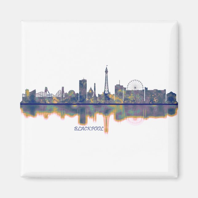 Íman Blackpool Skyline (Frente)