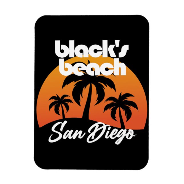 Íman Black's Beach, San Diego (Vertical)