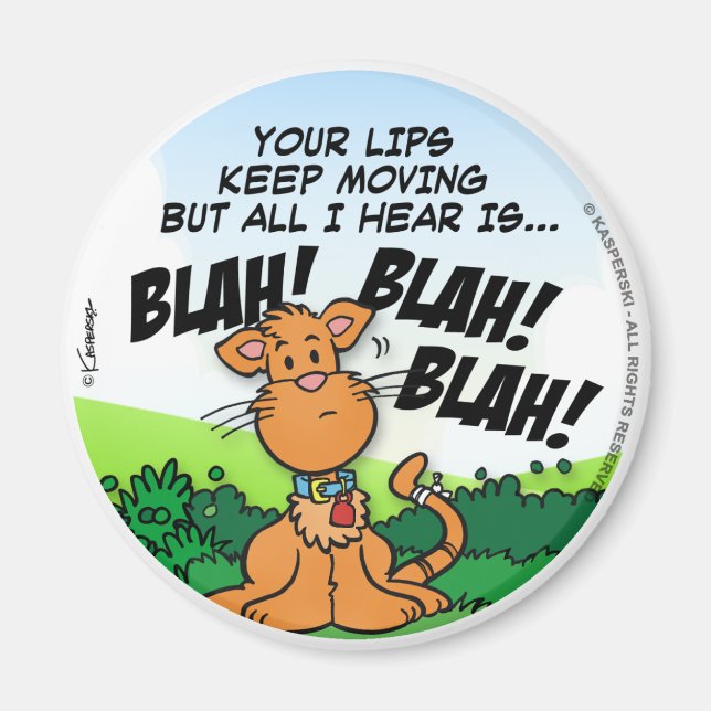 ÍMAN BLAH! BLAH! BLAH! (Frente)