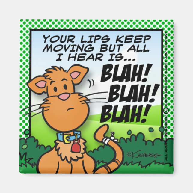 ÍMAN BLAH! BLAH! BLAH! (Frente)