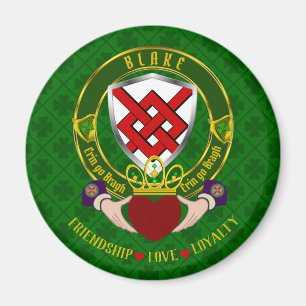 Íman Blake Irish Shield & Claddagh