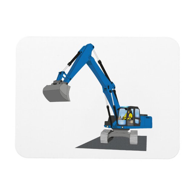 Íman blauer Kettenbagger (Horizontal)