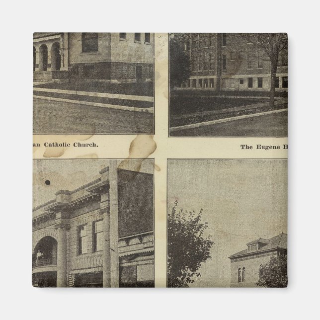 Íman Bldgs públicos, Eugene, Oregon (Frente)