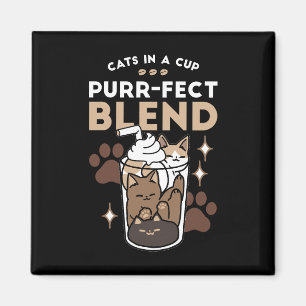 Íman Blend Puro: Design de café para Cat & Café