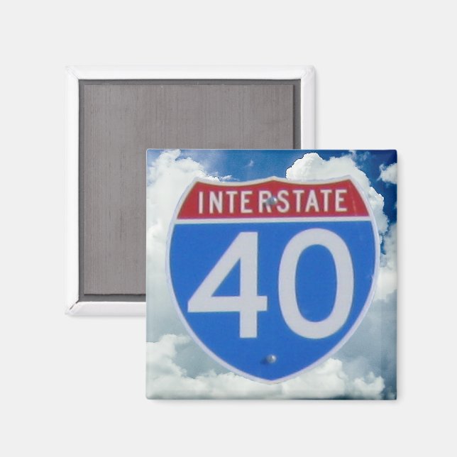 Íman Blindagem Interstate 40 (Front/Back)