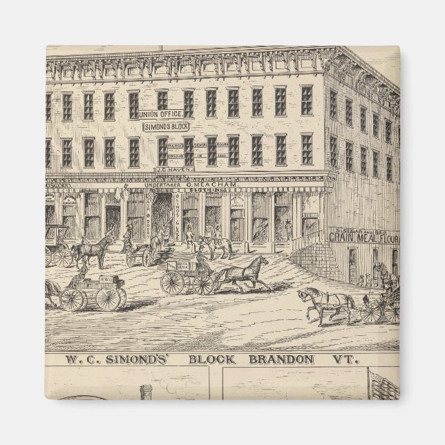 Íman Bloco de WC Simond em Brandon (Frente)