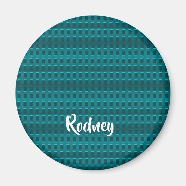 Íman Blocos plásticos de nome personalizado (Frente)