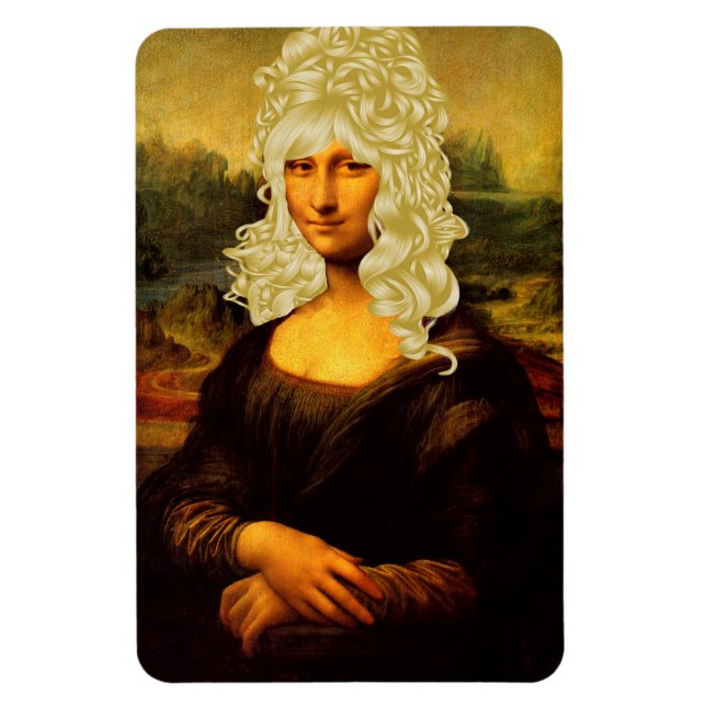 Íman Blonde Mona Lisa (Vertical)