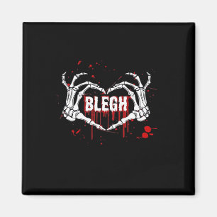 Íman Bloody Bredown, Skeleton Heart Mãos Emo, Metalc