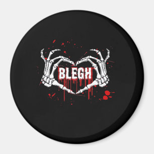 Íman Bloody Bredown, Skeleton Heart Mãos Emo, Metalc