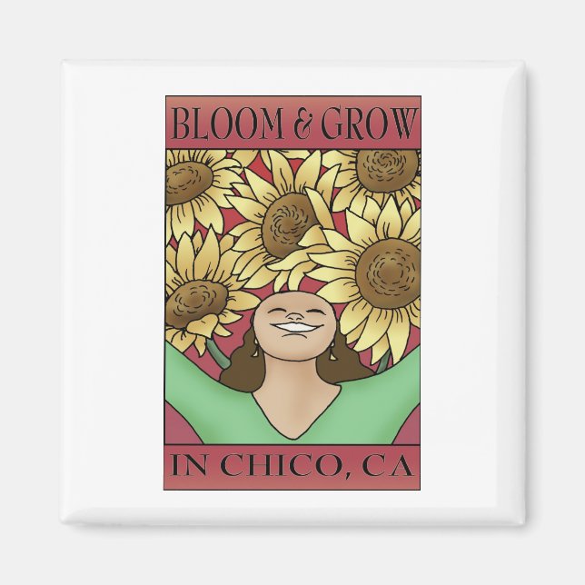 Íman Bloom & Crescer em Chico, CA (Frente)
