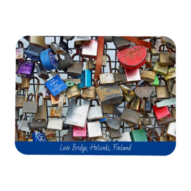 Íman Bloqueios de amor em Helsínquia (Horizontal)