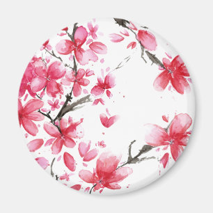 Íman Blossom de cerejeira bonito e elegante  Magnet