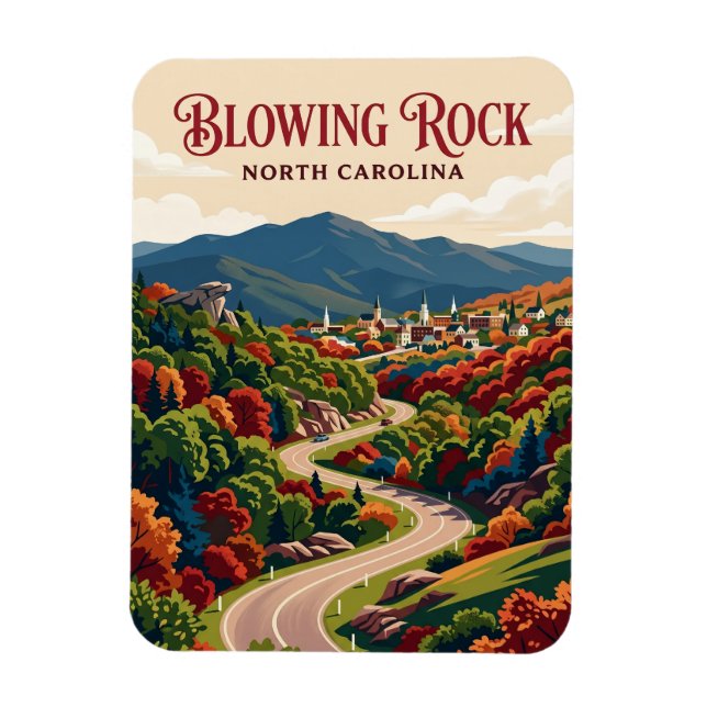 Íman Blowing Rock EUA (Vertical)