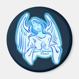 Íman Blue Angel Of Peace Magnet