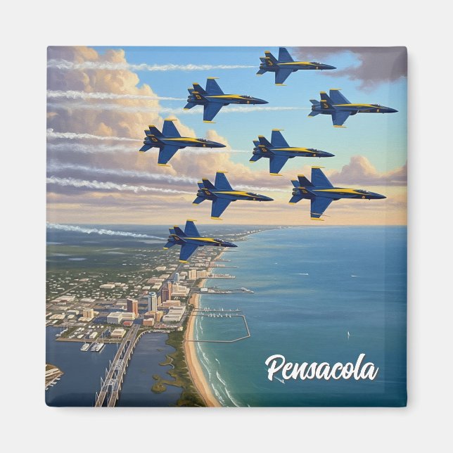 Íman Blue Angels em Pensacola Florida (Frente)