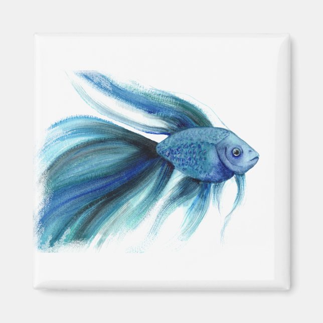 Íman Blue Betta Fish (Frente)