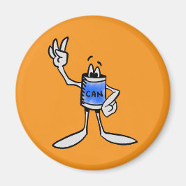 Íman Blue Can Creature Kitchen Fridge Magnet