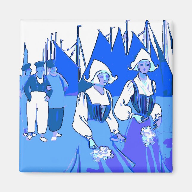 Íman Blue Dutch, Girls (Frente)