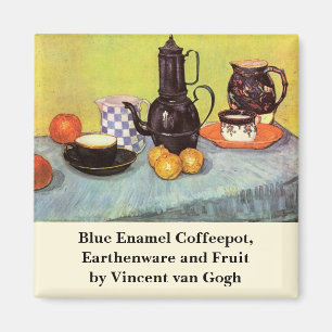 Íman Blue Enamel Coffeepot por Vincent van Gogh