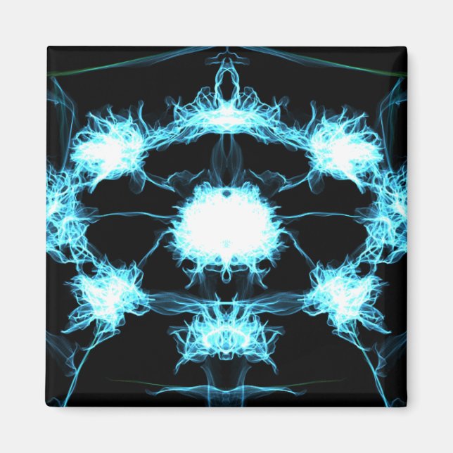 Íman Blue Flame Mandala (Frente)