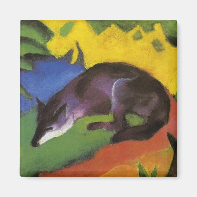 Íman Blue Fox (por Franz Marc) (Frente)