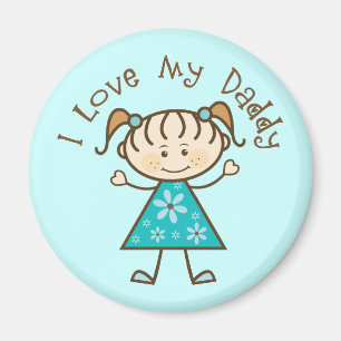 Íman Blue I Love My Pai Gift