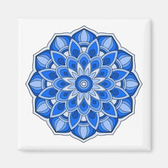 Íman Blue Mandala (Frente)