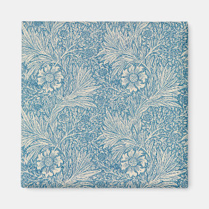 Íman Blue Marigolds (por William Morris)