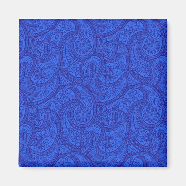 Íman Blue Paisley (Frente)