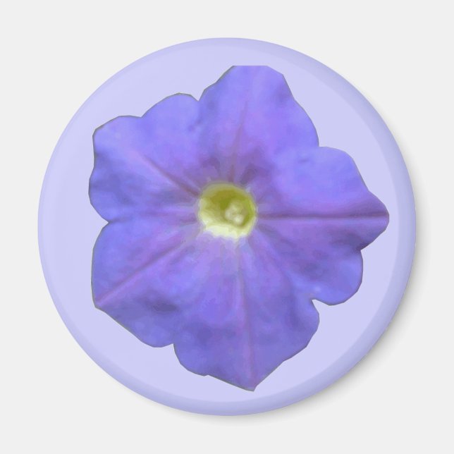 Íman Blue Petunia Magnet (Frente)