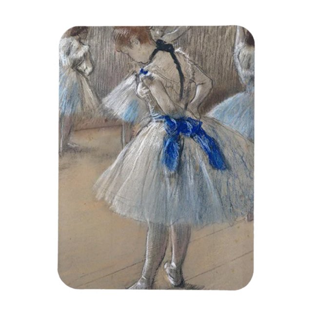 Íman Blue Ribbon Dancer Edgar Degas (Vertical)