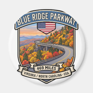 Íman Blue Ridge Parkway Estrada Cênica dos Apalaches