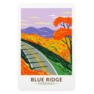 Íman Blue Ridge Parkway Vintage