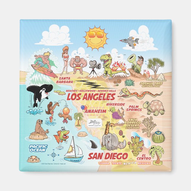 Íman Blue Sky SoCal (Frente)