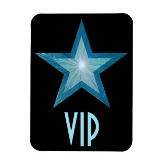 Íman Blue Star 'VIP', preto-ímã flexível