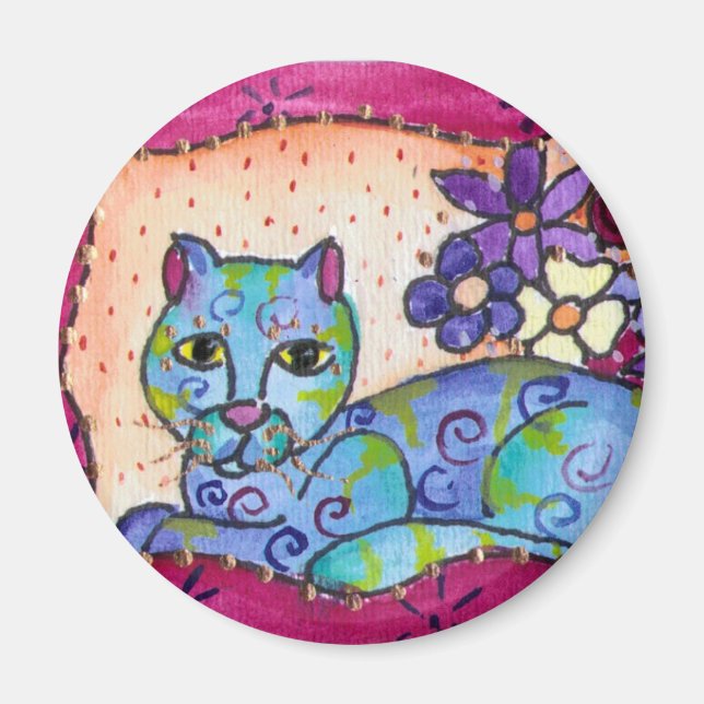 Íman Blue Tabby Cat (Frente)