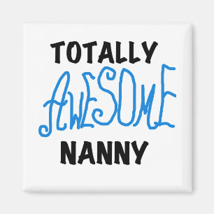Íman Blue Totalmente Incrível Nanny T-shirts e presente