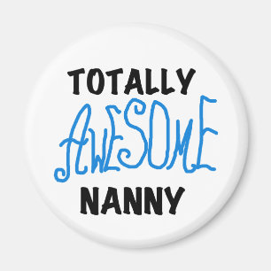 Íman Blue Totalmente Incrível Nanny T-shirts e presente