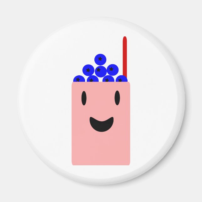 Íman Blueberry Smoothie (Frente)