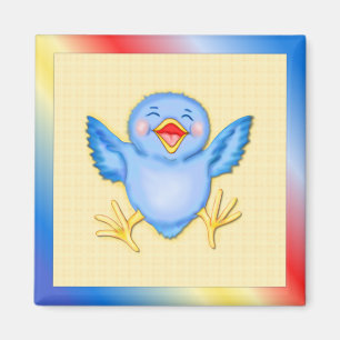 Íman Bluebird da felicidade