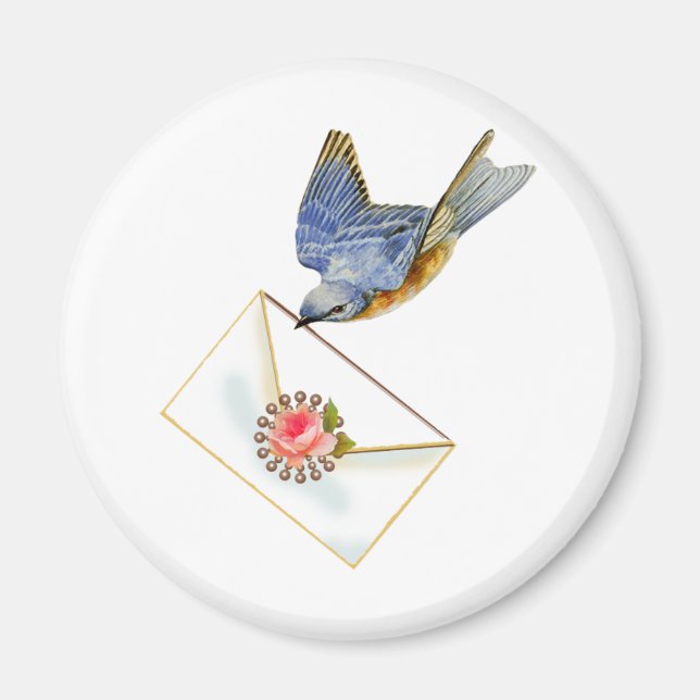 Íman Bluebird da felicidade (Frente)