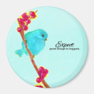 Íman Bluebird - espere boas coisas acontecer