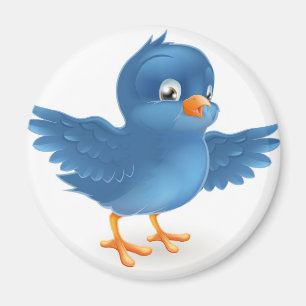 Íman Bluebird feliz