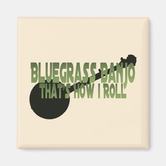 Íman Bluegrass Banjo. É assim que eu faço (Frente)