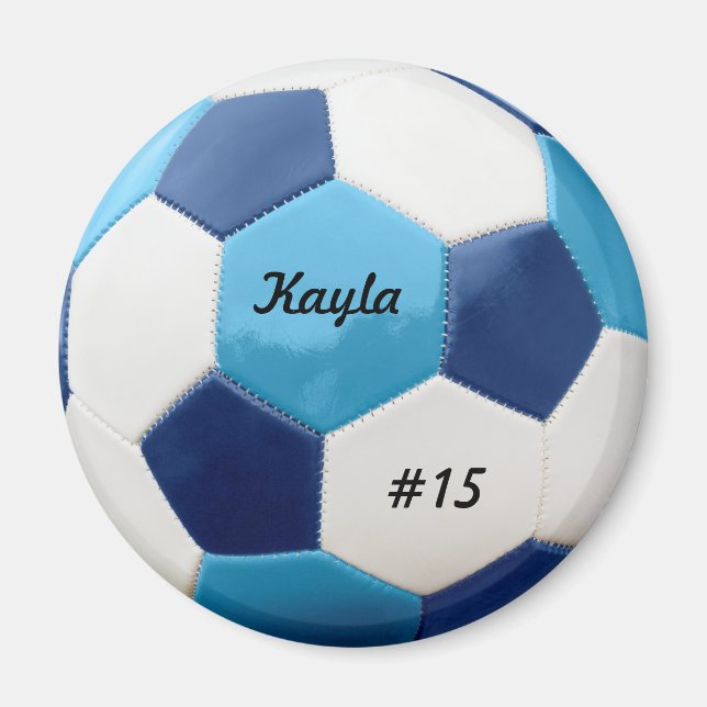 Íman Blues de futebol (Frente)