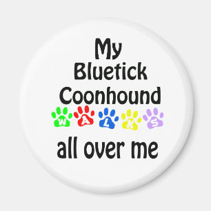 Íman Bluetick Coonhound Walks Design