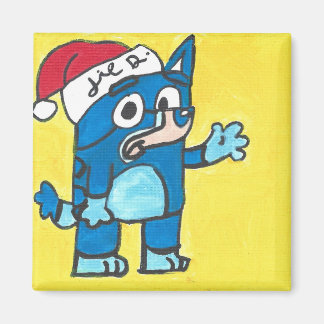 Íman Bluey Christmas Fan Art Magnet