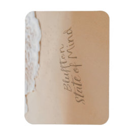 Íman Bluffton Estado de Espírito Escrito na Areia Praia